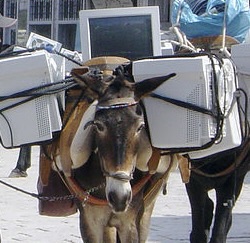Cuban mobile internet is not a donkey with computers