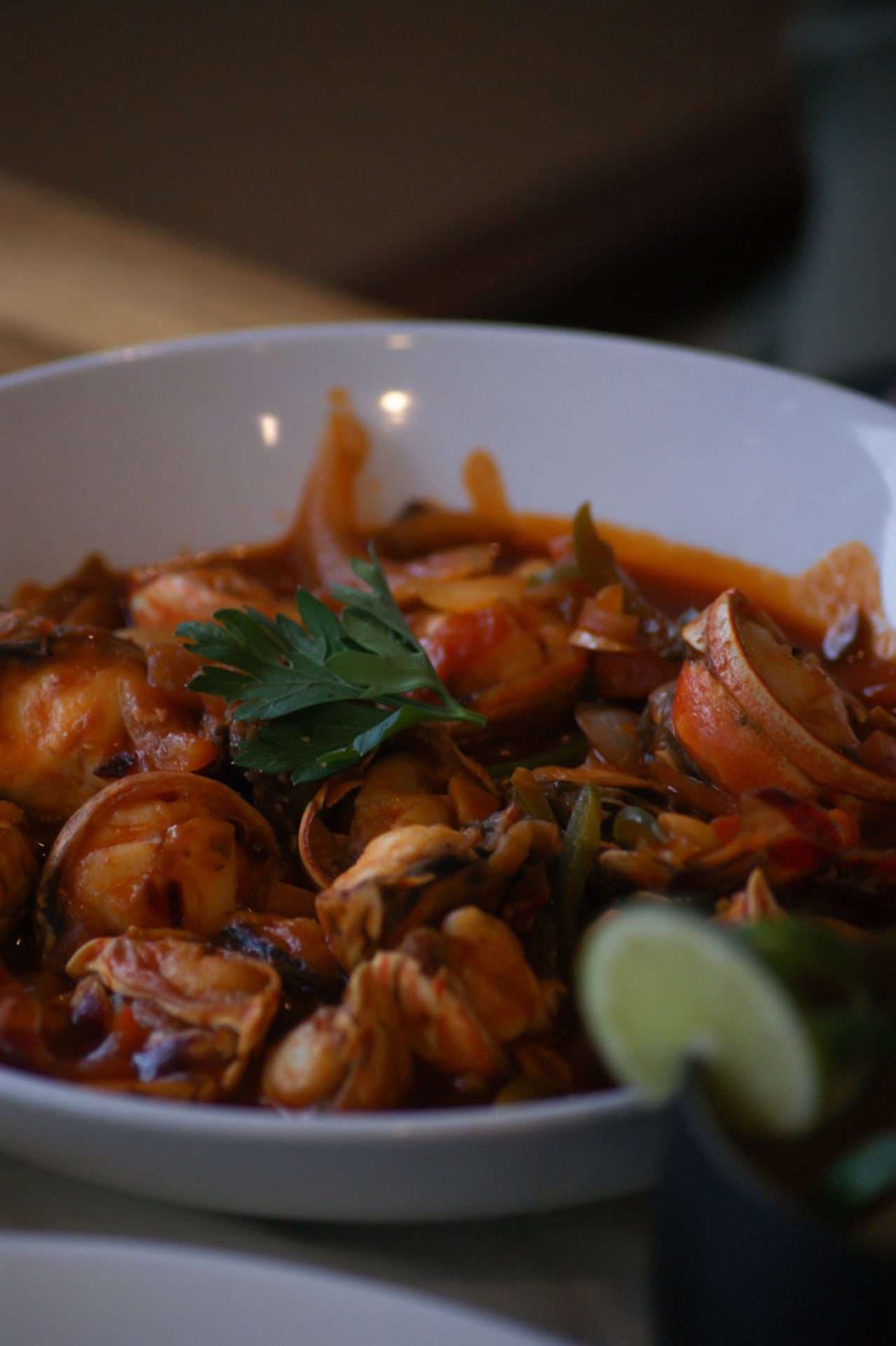 Enchilado de langosta or Cuban creole lobster