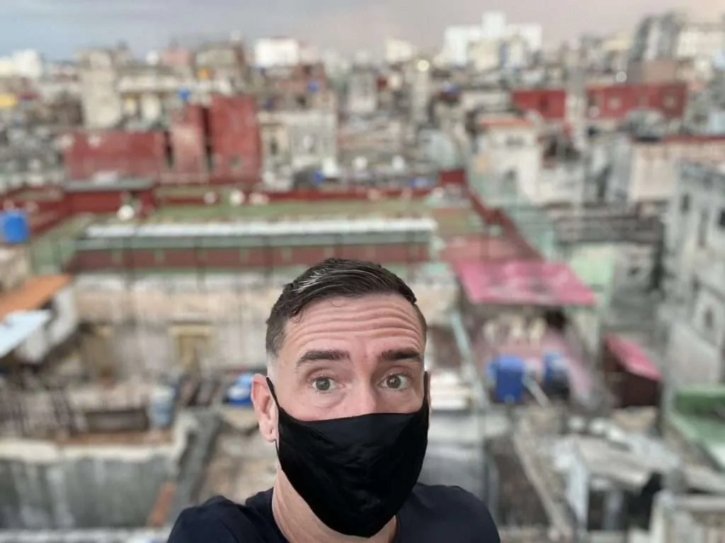 Author in Havana Cuba