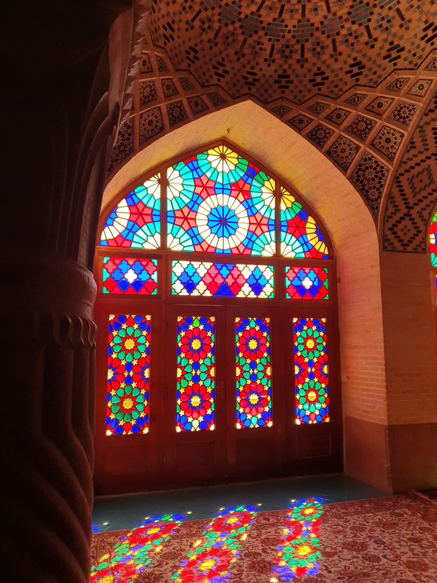 Nasir al-Mulk Mosque in Shiraz Iran