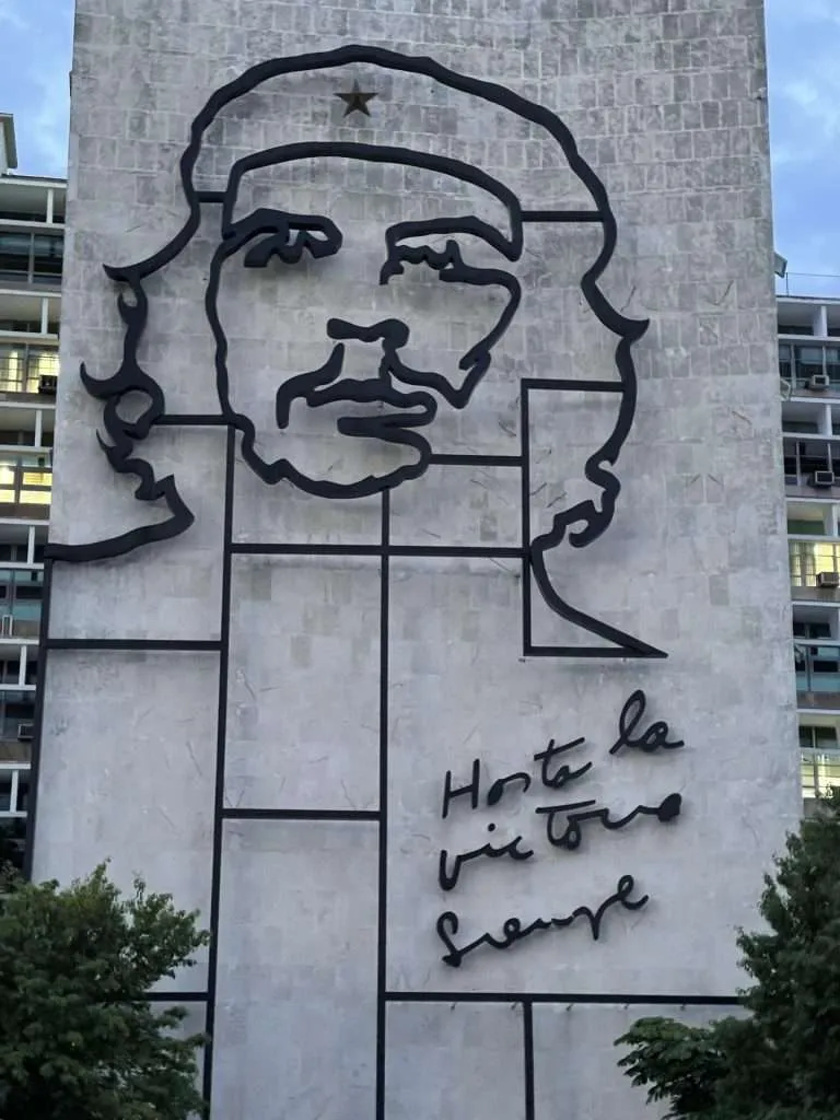 Che Guevara wall Monument in Havana Cuba
