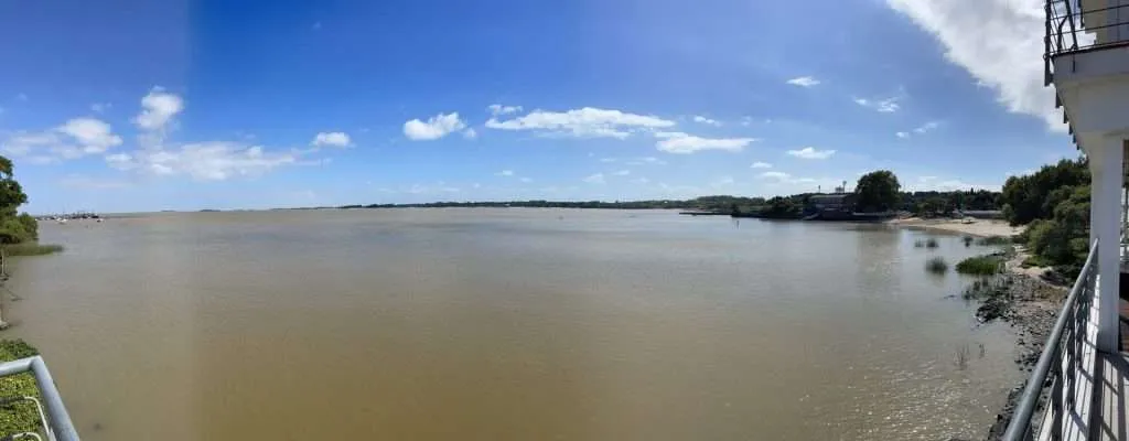 View across Rio de La Plata from Radisson Hotel Colonia del Sacramento