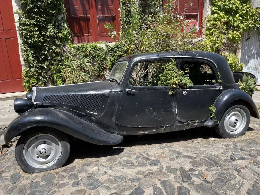 Old cars culture Colonia Del Sacramento Uruguay