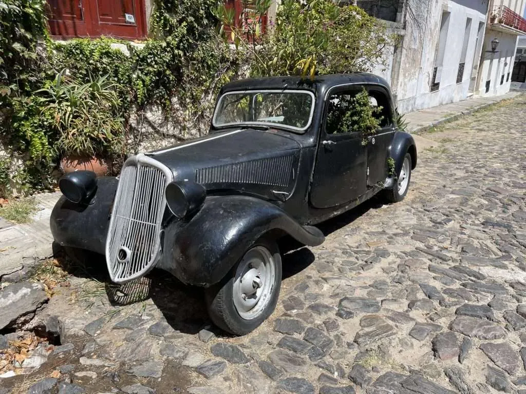 Old cars culture Colonia Del Sacramento Uruguay