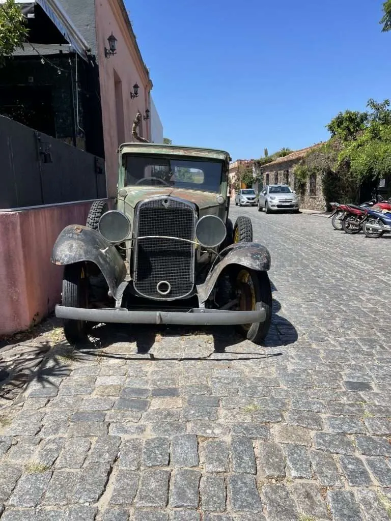 Old cars culture Colonia Del Sacramento Uruguay