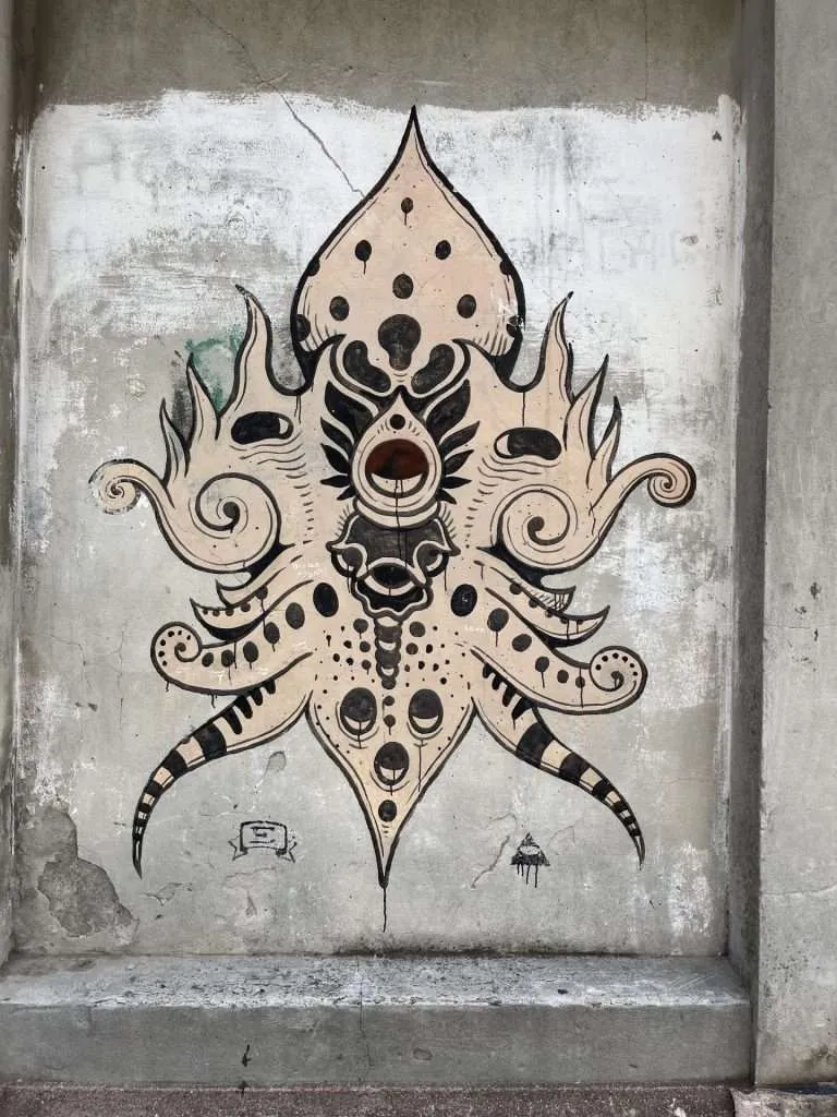 Street art in Ciudad Vieja, Montevideo Uruguay