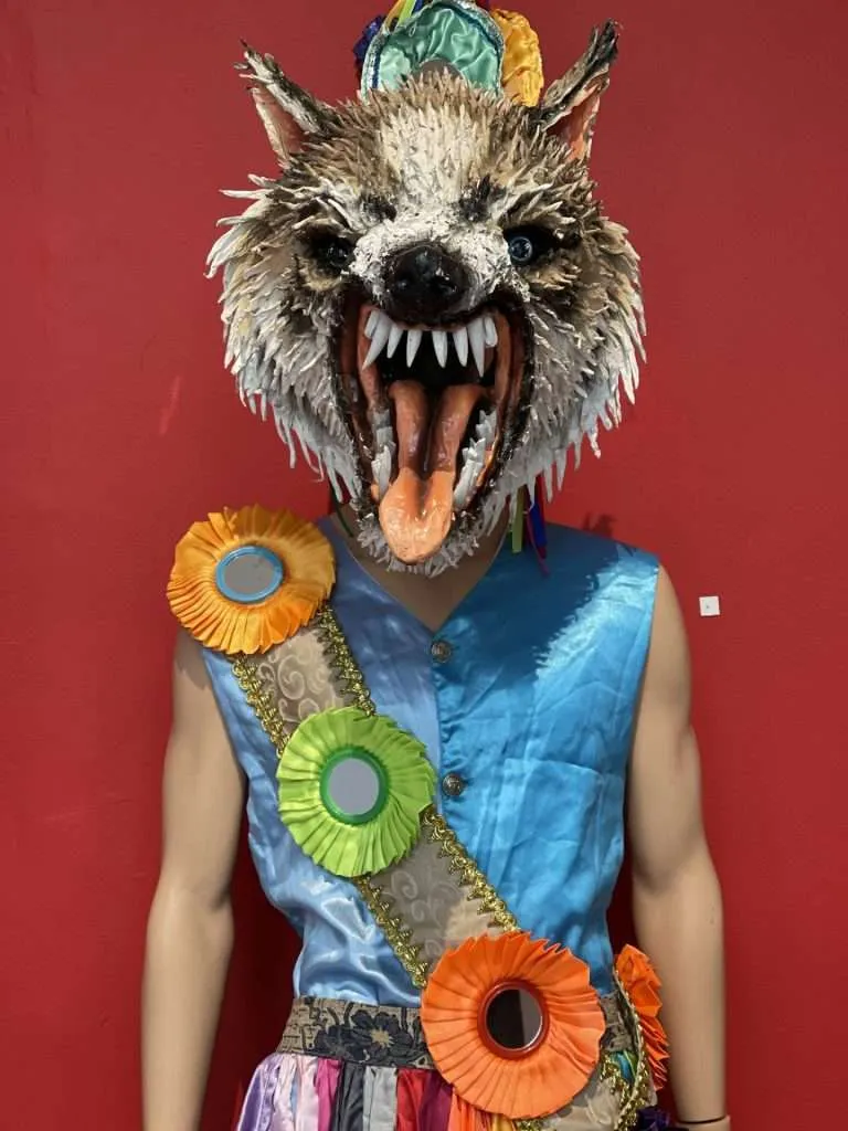 Carnival mask in Montevideo Uruguay