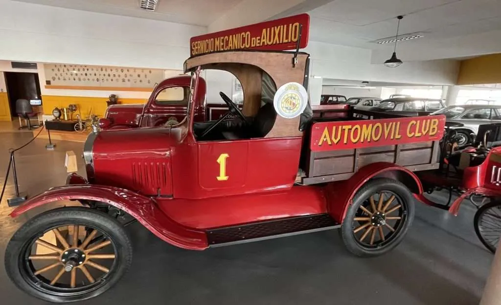 Vintage Motor vehicle in Museo del Automóvil Eduardo Iglesias Montevideo Uruguay