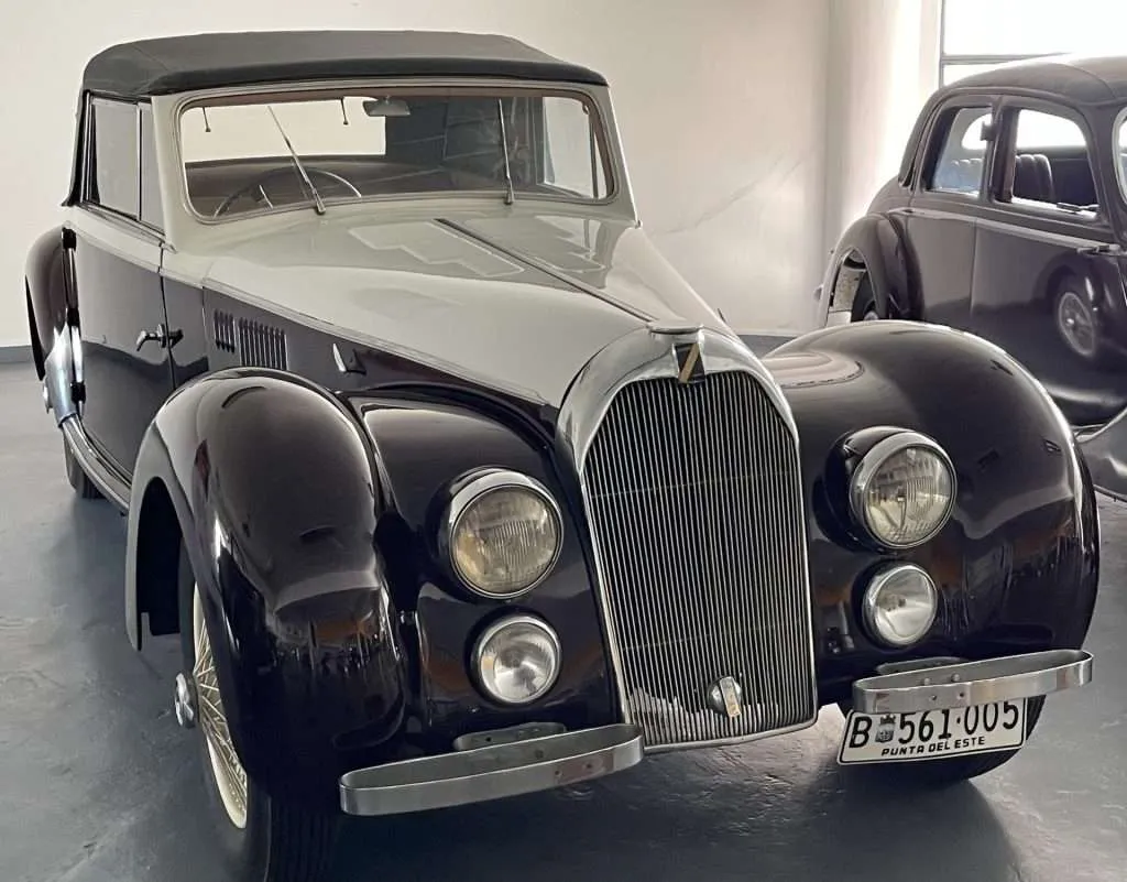 Vintage Motor vehicle in Museo del Automóvil Eduardo Iglesias Montevideo Uruguay