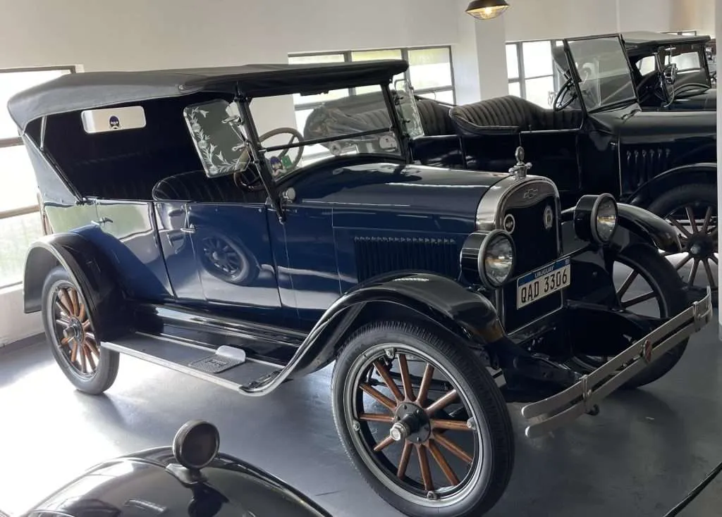 Vintage Motor vehicle in Museo del Automóvil Eduardo Iglesias Montevideo Uruguay