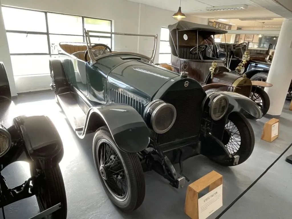 Vintage Motor vehicle in Museo del Automóvil Eduardo Iglesias Montevideo Uruguay