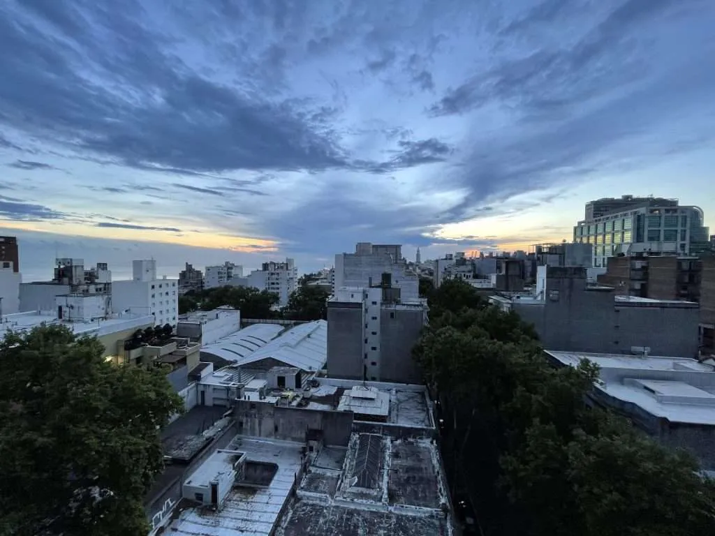 Sunset over Montevideo Uruguay