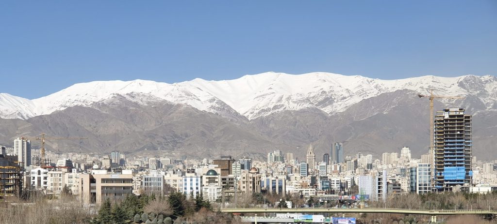 Tehran Iran Alborz Mountains Tochal