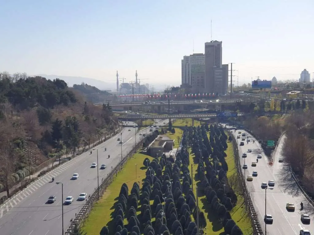 View from Tabiat Bridge