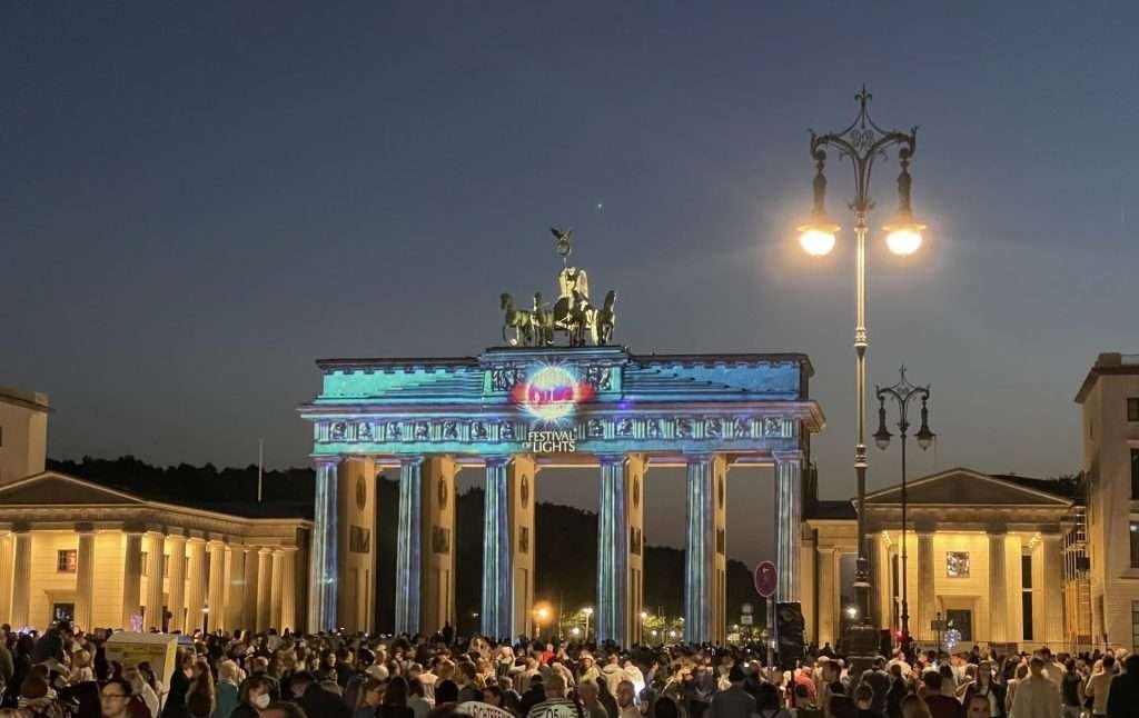 Festival of Lights Brandenburg Gate Berlin Germany