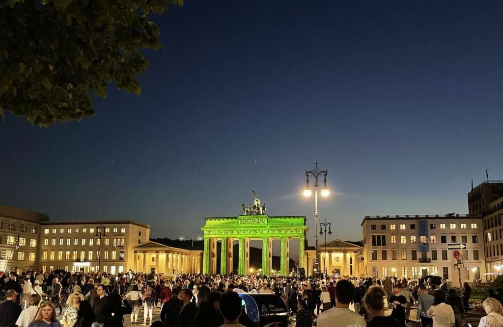 2023 Festival of Lights Brandenburg Gate Berlin Germany