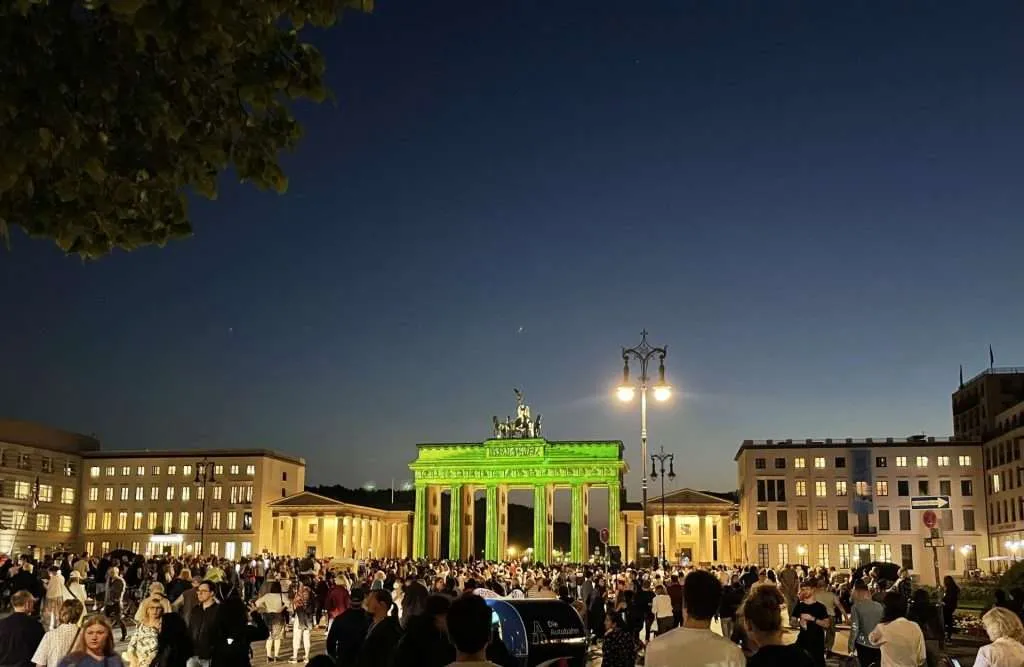 2023 Festival of Lights Brandenburg Gate Berlin Germany