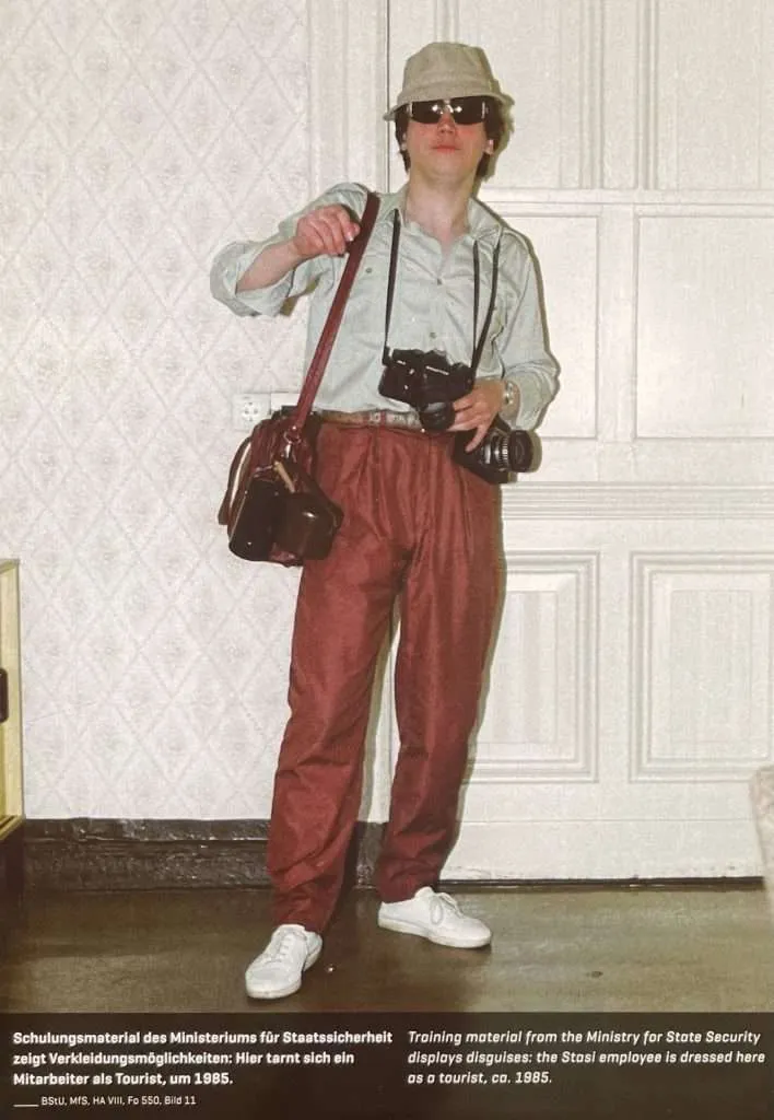 Stasi Intelligence Tourist Disguise