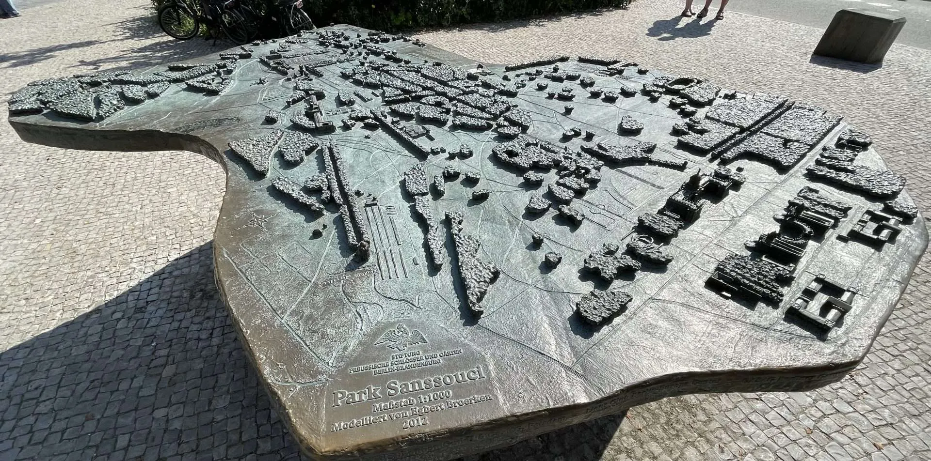 Map of Sanssouci Potsdam