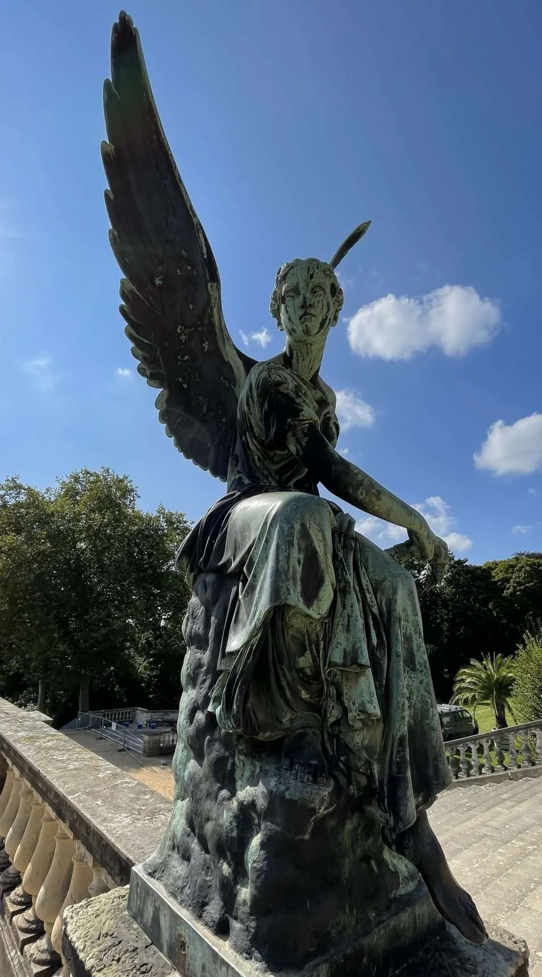 Angel Statue at Orangerieschloss Potsdam