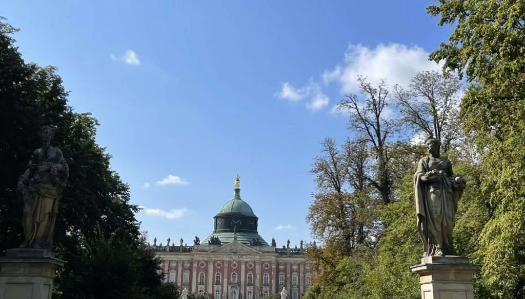 Entry to New Palace Potsdam
