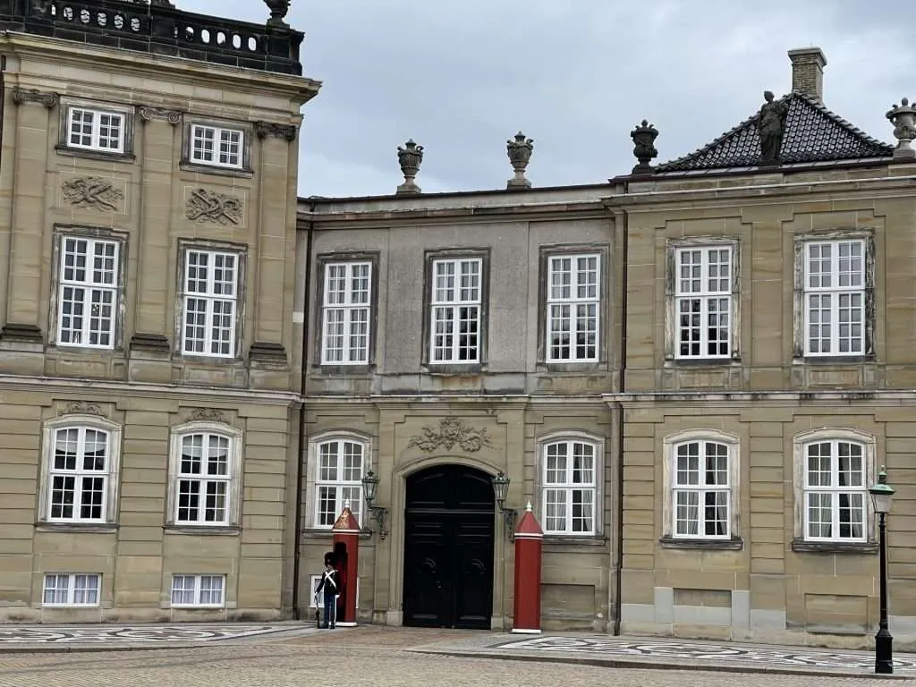Royal Guards Amalienborg Palace Copenhagen Denmark