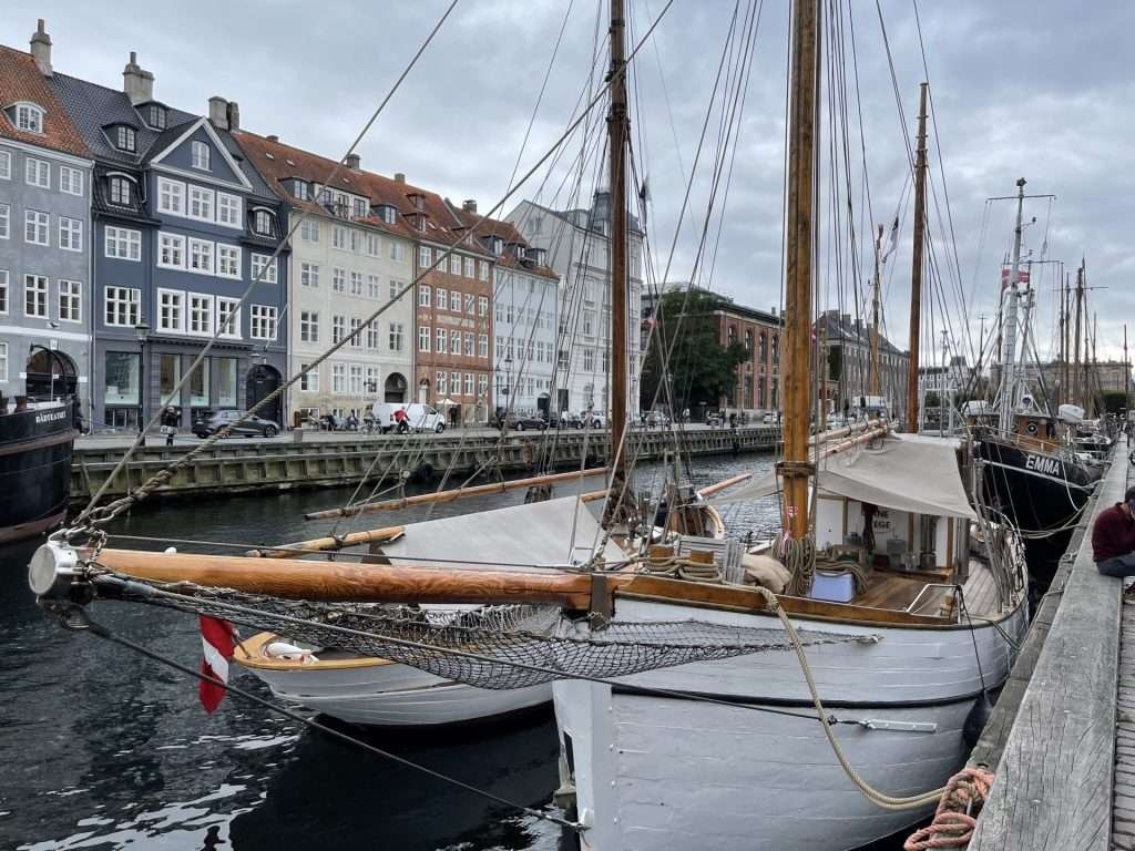 Yachts at Nyhavn Copenhagen Denmark