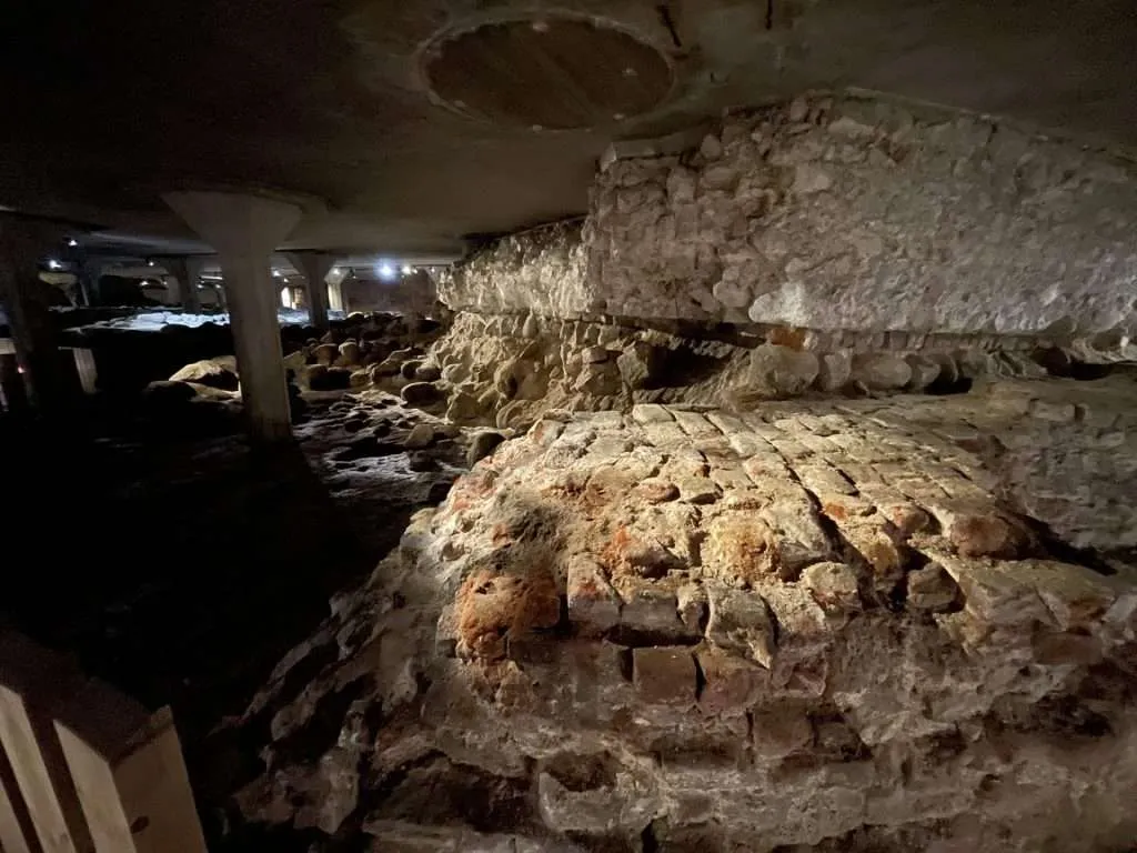 Foundations of Christiansborg Palace