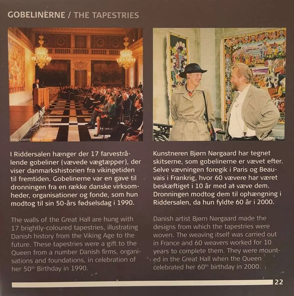 The Queen's Tapestries at Christiansborg Palace in Copenhagen