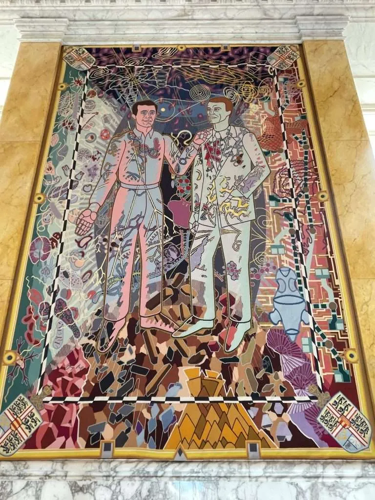Great Hall Tapestry Christiansborg Palace Copenhagen Denmark