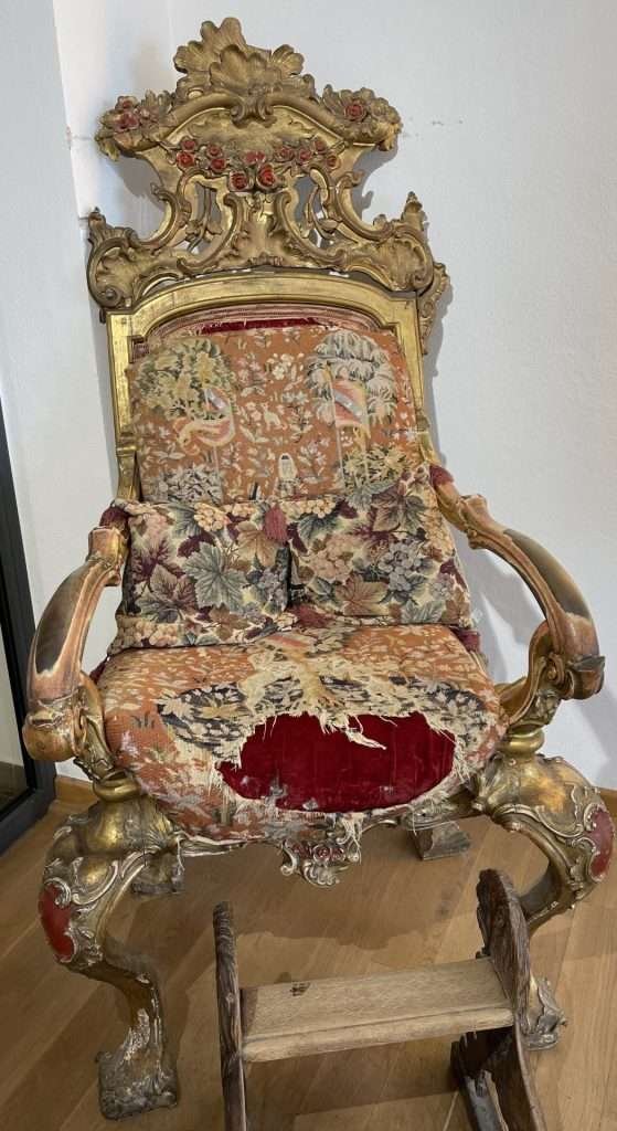 Chair at Drachenfels Castle