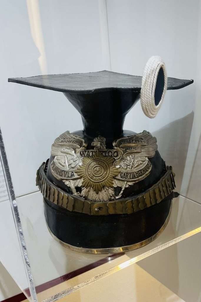 Helmet at Drachenfels Castle