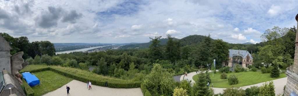 View from Drachenfels Castle Königswinter