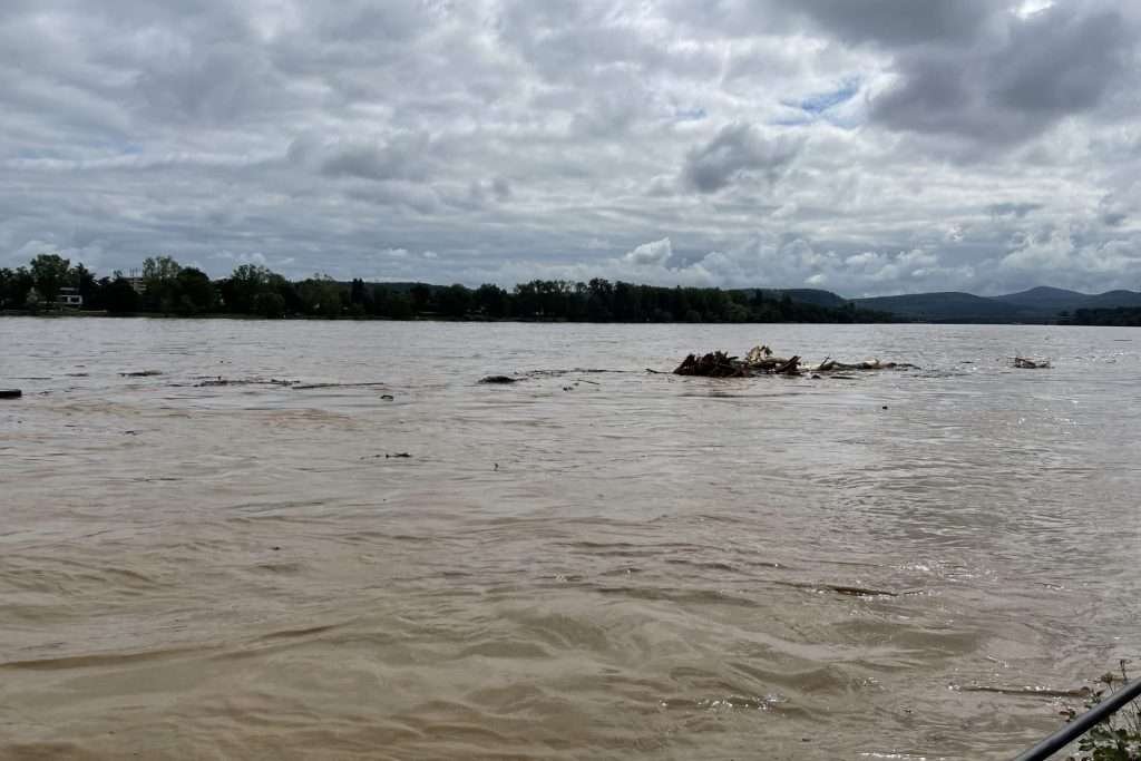 River Bonn Germany 2021 Flood