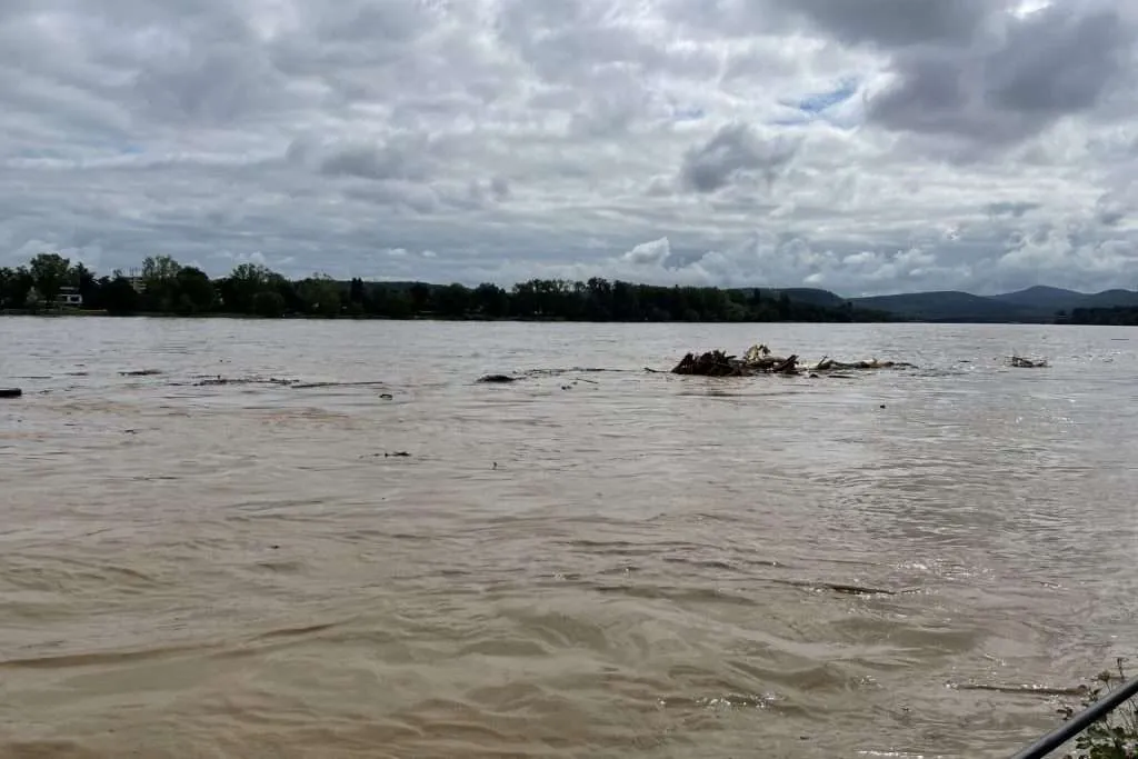 River Bonn Germany 2021 Flood