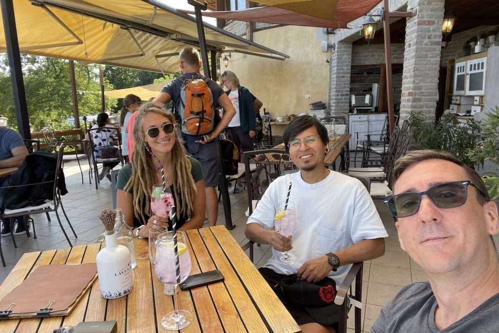Pink Gin at Tihany