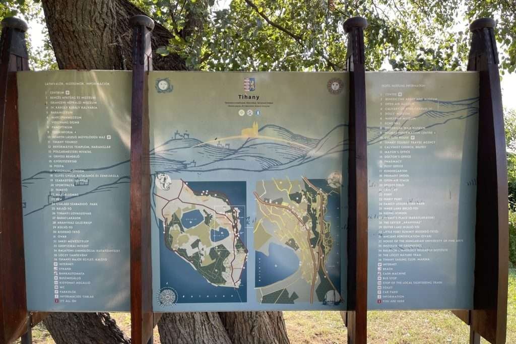 Tihany Map
