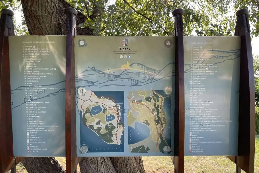 Tihany Map