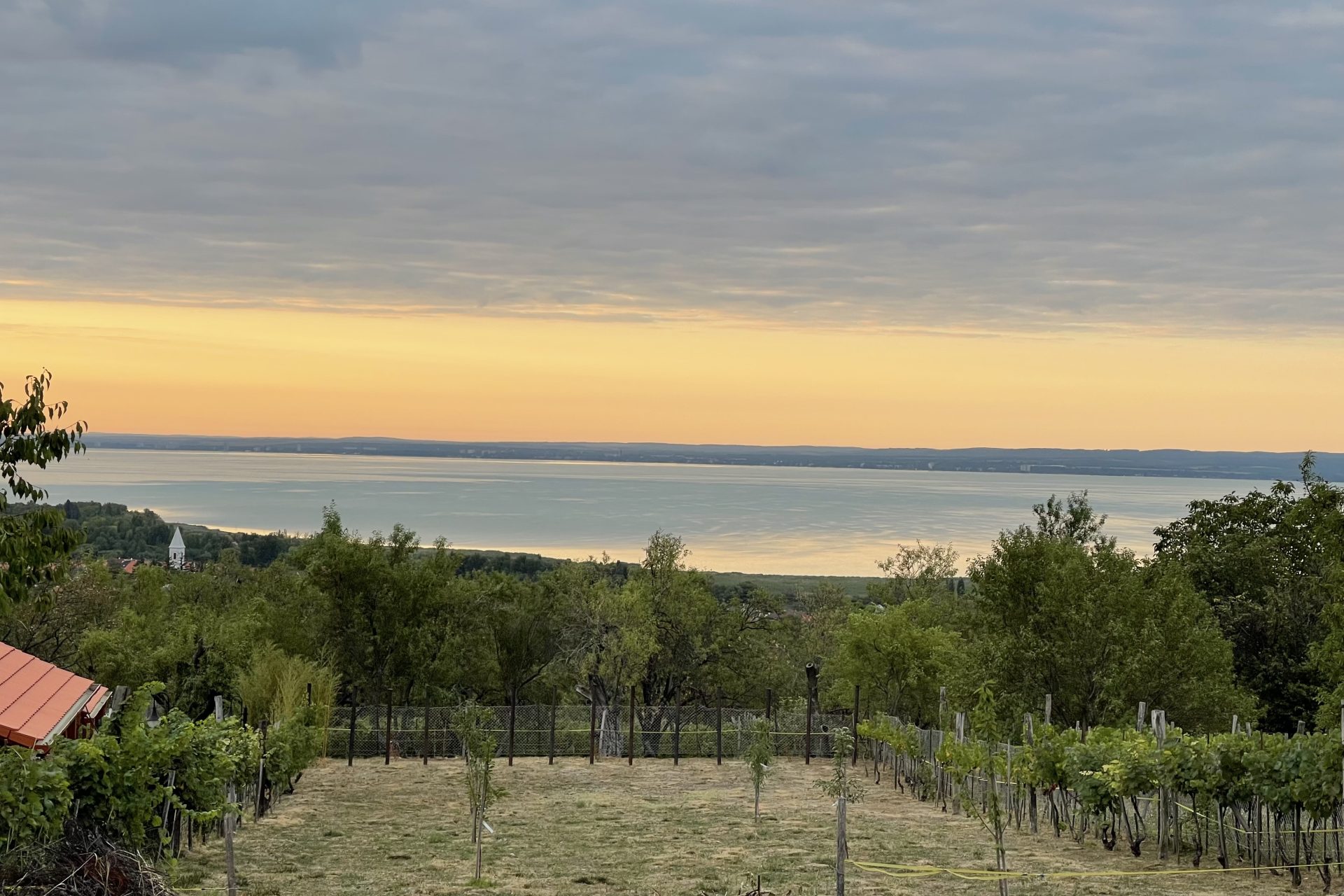 View of Lake Balafon from ‎⁨Paloznak⁩, ⁨Veszprém⁩, ⁨Hungary⁩
