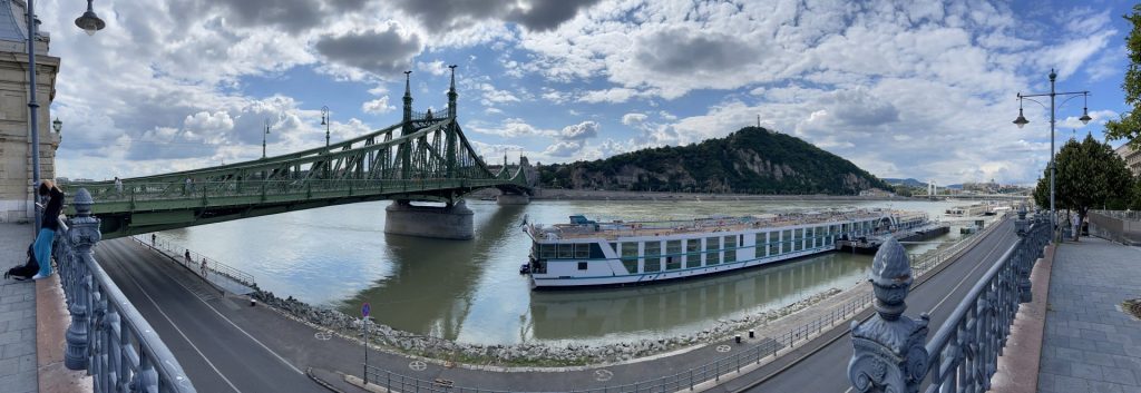 Cruise Ship Dock Budapest Hungary