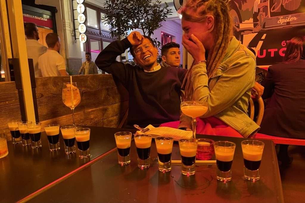 Translation error in Budapest bar
