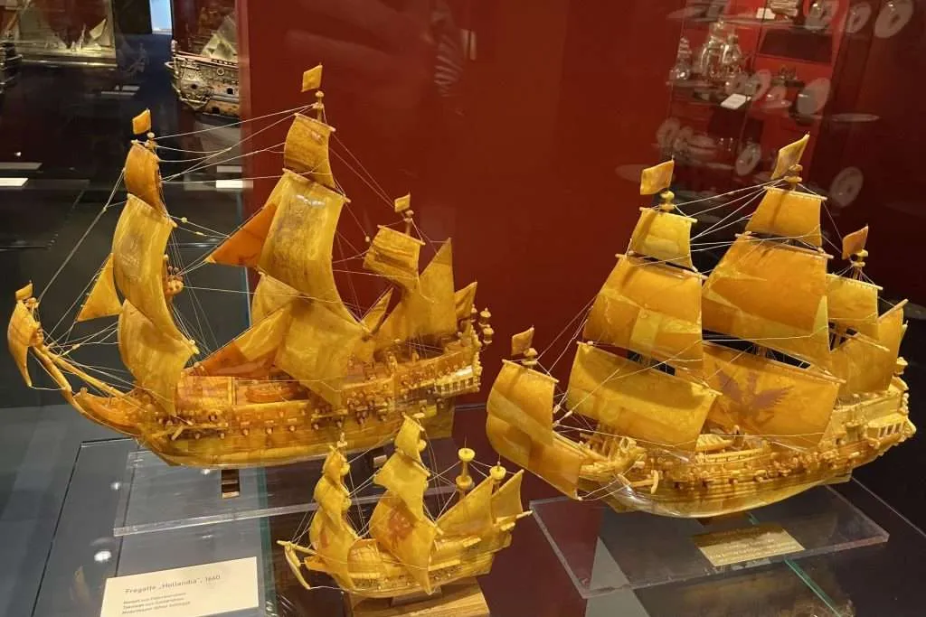 Ivory ships at International Maritime Museum Hamburg Germany