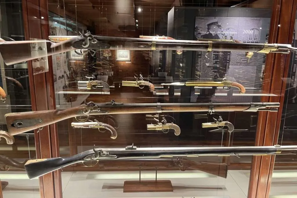 Muskets at International Maritime Museum Hamburg Germany
