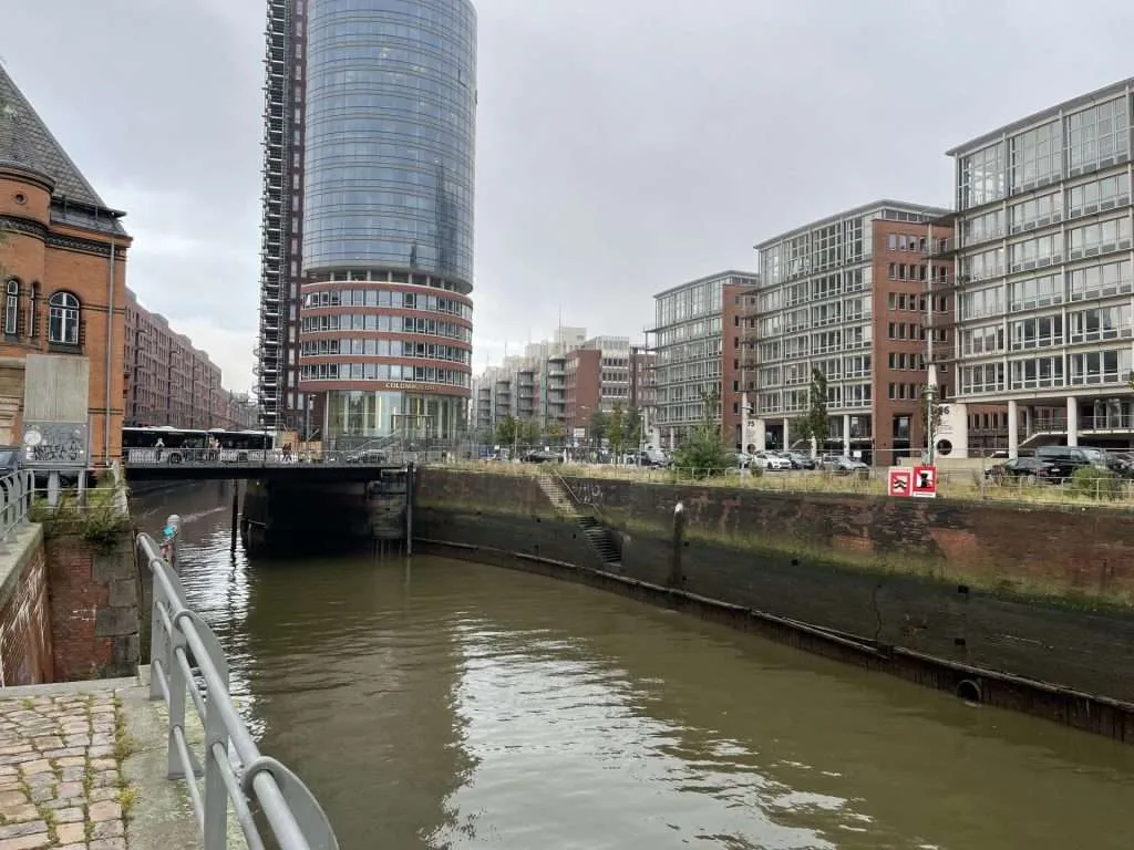 New building in Speicherstadt