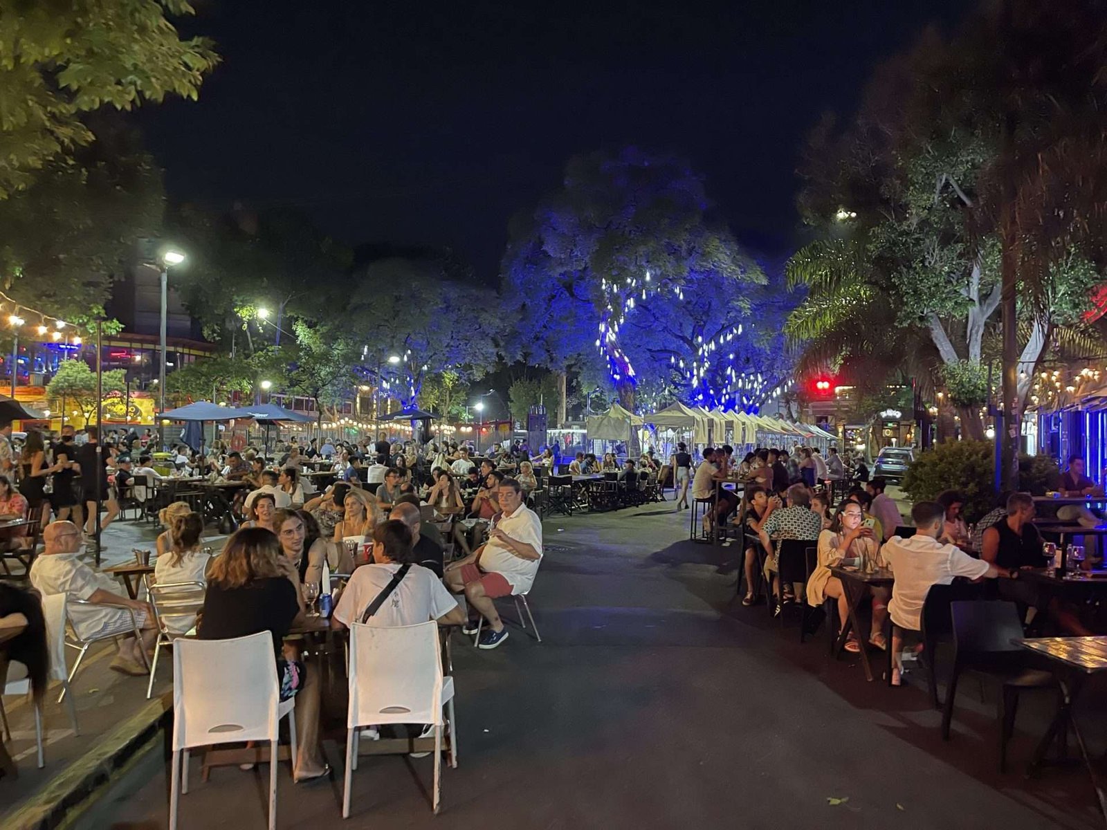 Outdoor dining in Palermo, Buenos Aires