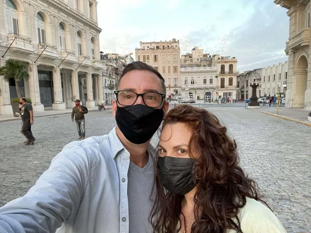 Kieran and Estefania in Havana Cuba