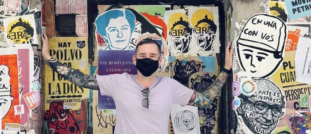 Kieran in Palermo Buenos Aires Argentina