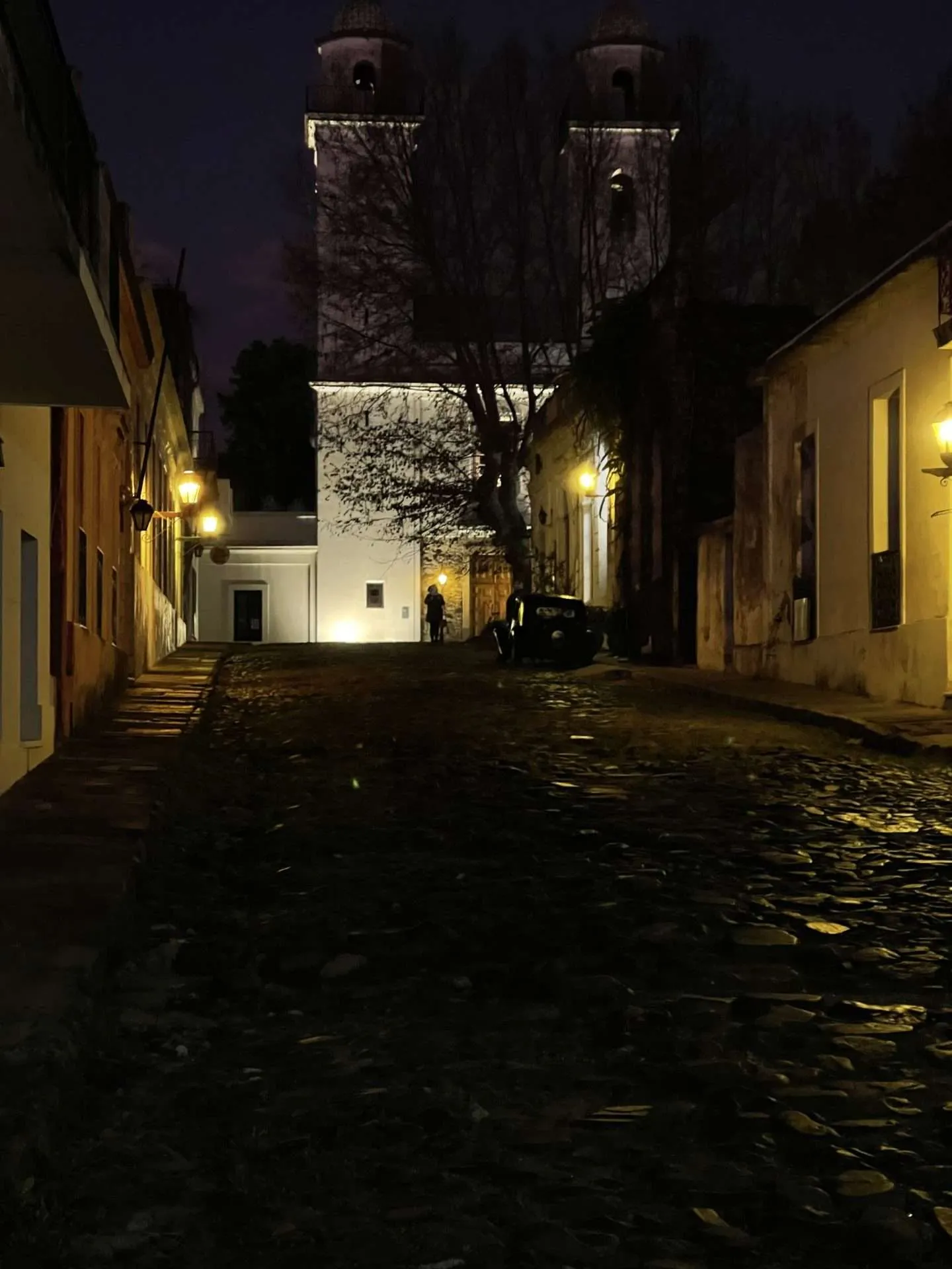 Colonia Del Sacramento Uruguay at night