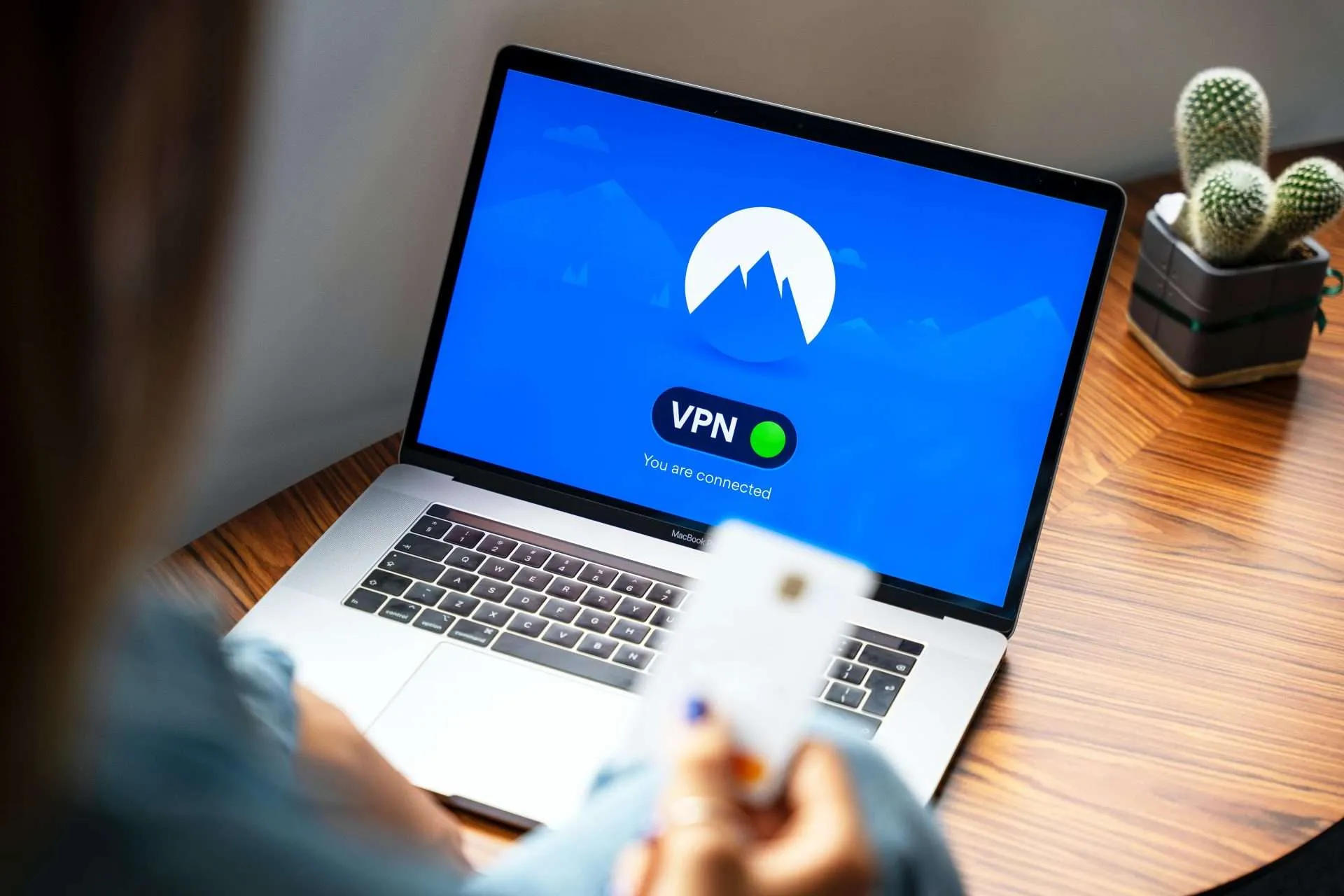 NordVPN on mobile and laptop