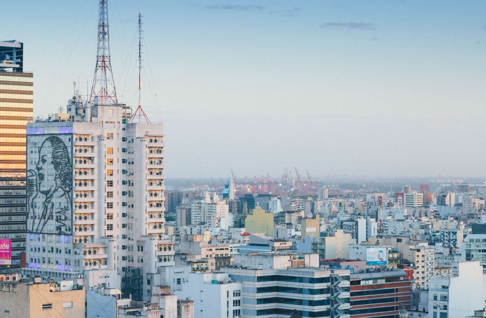 View over Buenos Aires Argentina